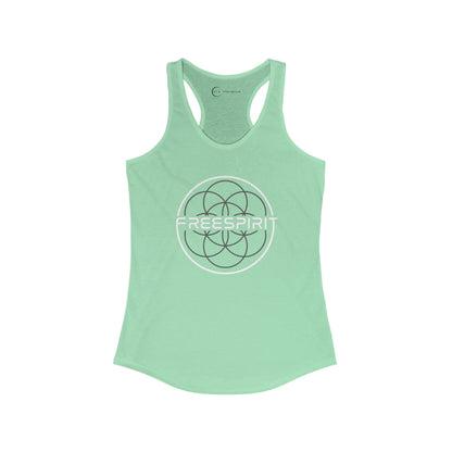 FREE SPIRIT (WOMEN'S RACERBACK TANK TOP)