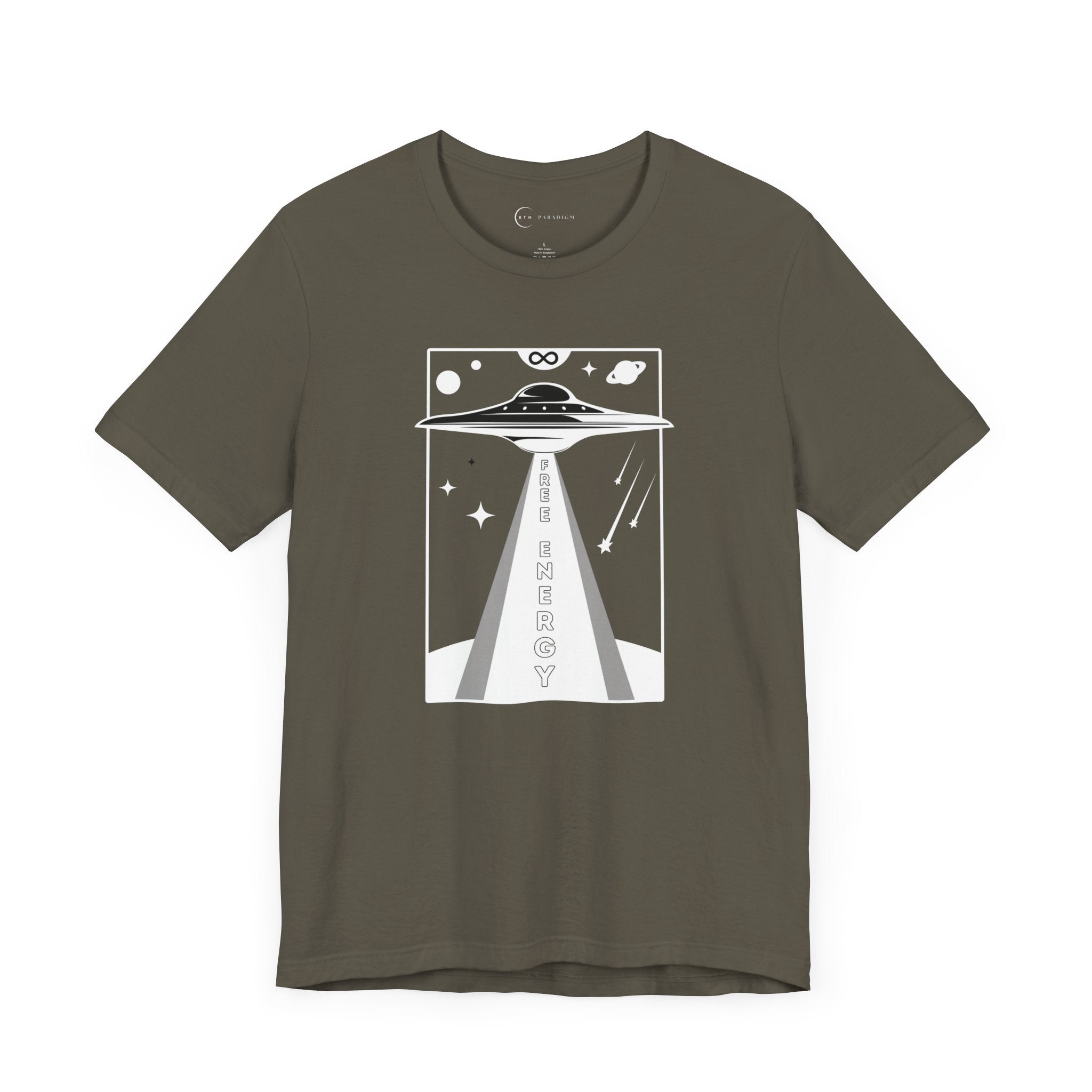 UFO FREE ENERGY (ADULT T-SHIRT)