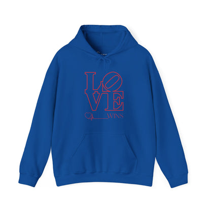 LOVE WINS (ADULT HOODIE SWEATSHIRT)