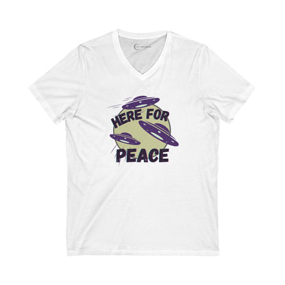 PEACEFUL ENCOUNTERS (ADULT V-NECK T-SHIRT)