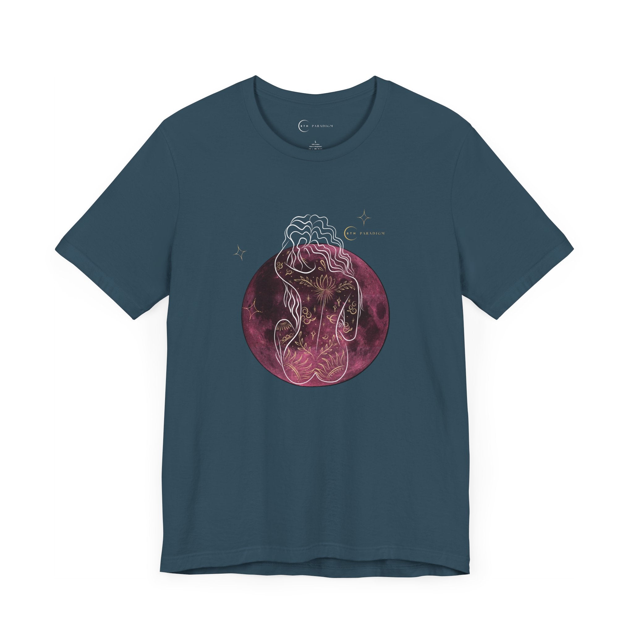 CELESTIAL WOMAN ON PINK MOON (ADULT T-SHIRT)