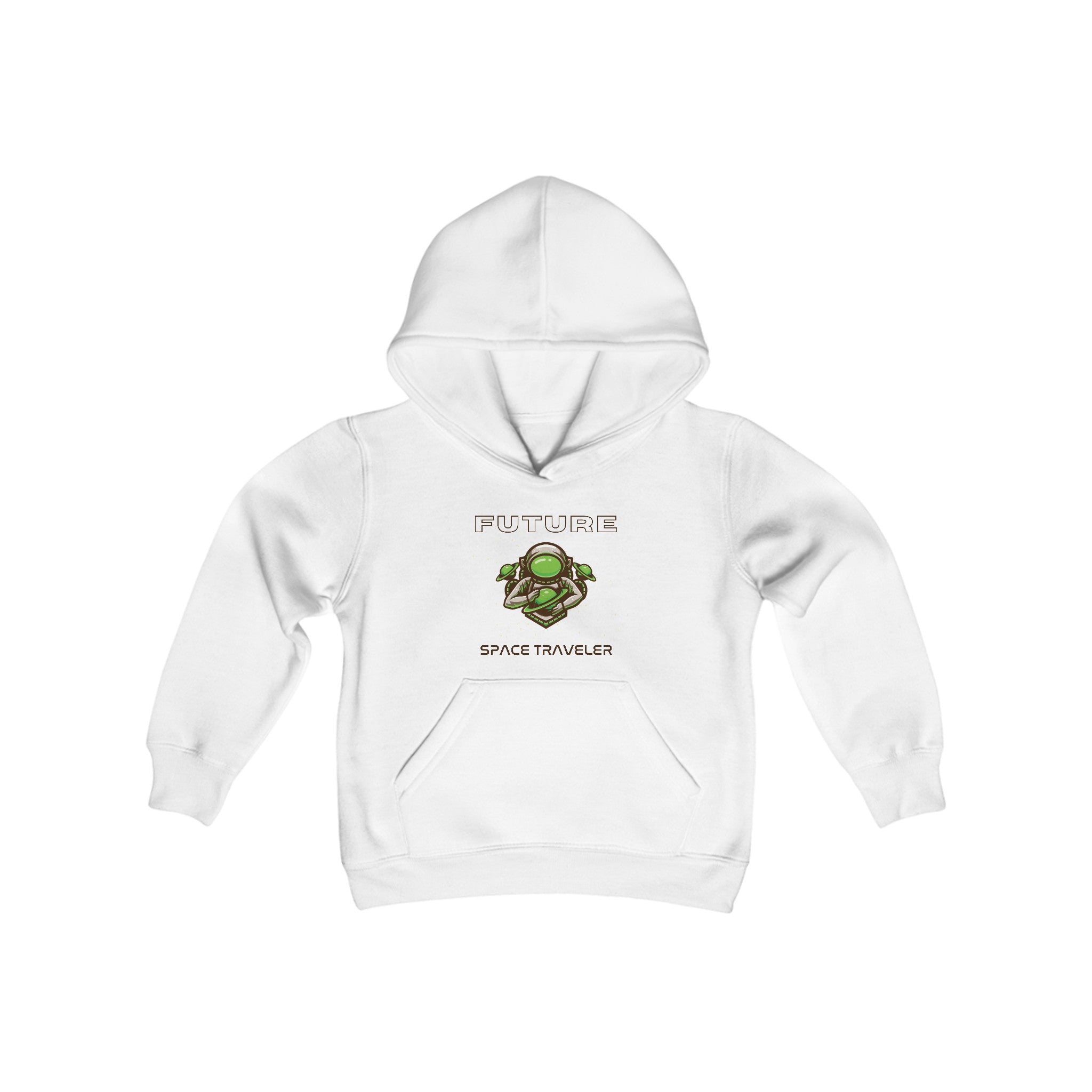 FUTURE SPACE TRAVELER (YOUTH HOODIE SWEATSHIRT)