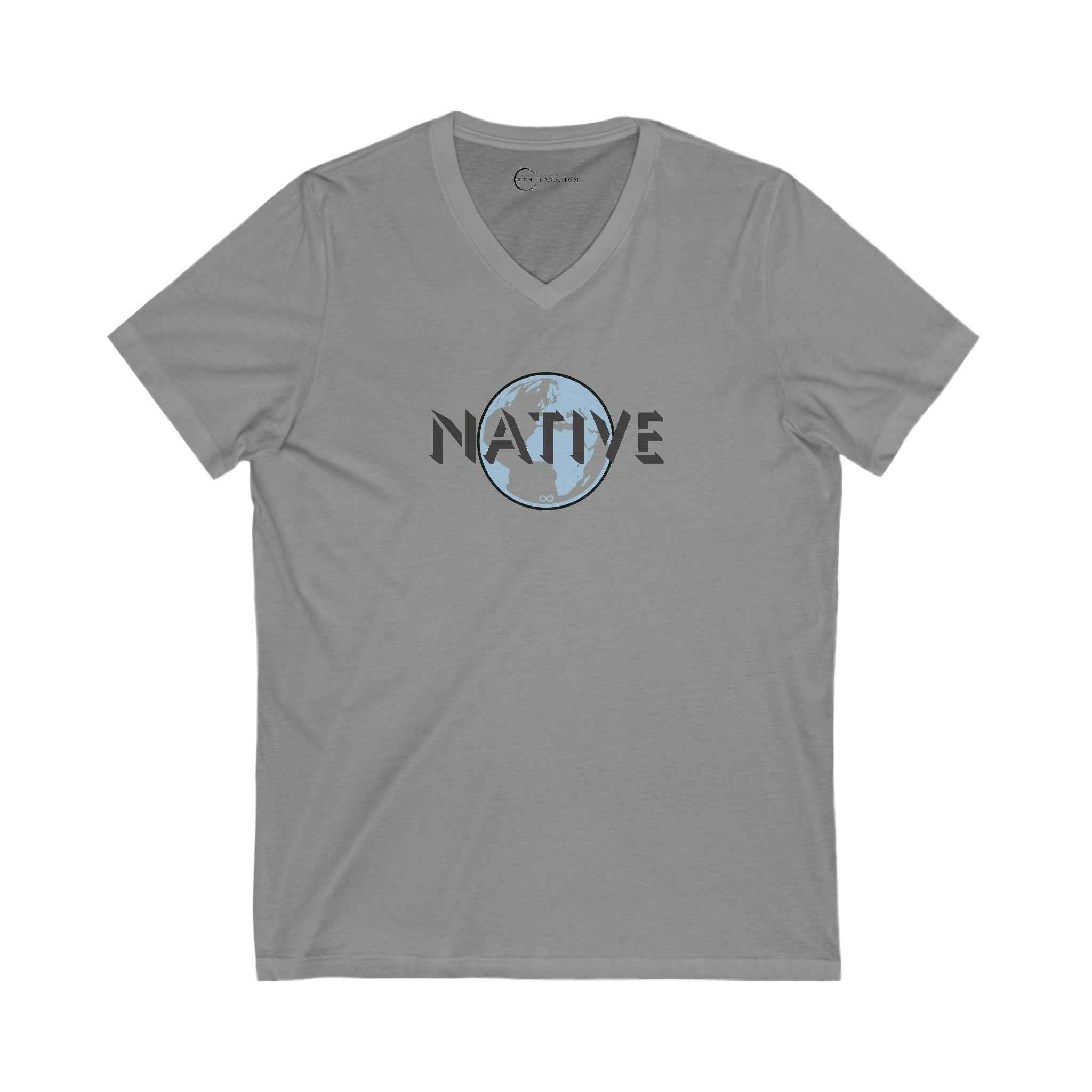 EARTH NATIVE (ADULT V-NECK T-SHIRT)