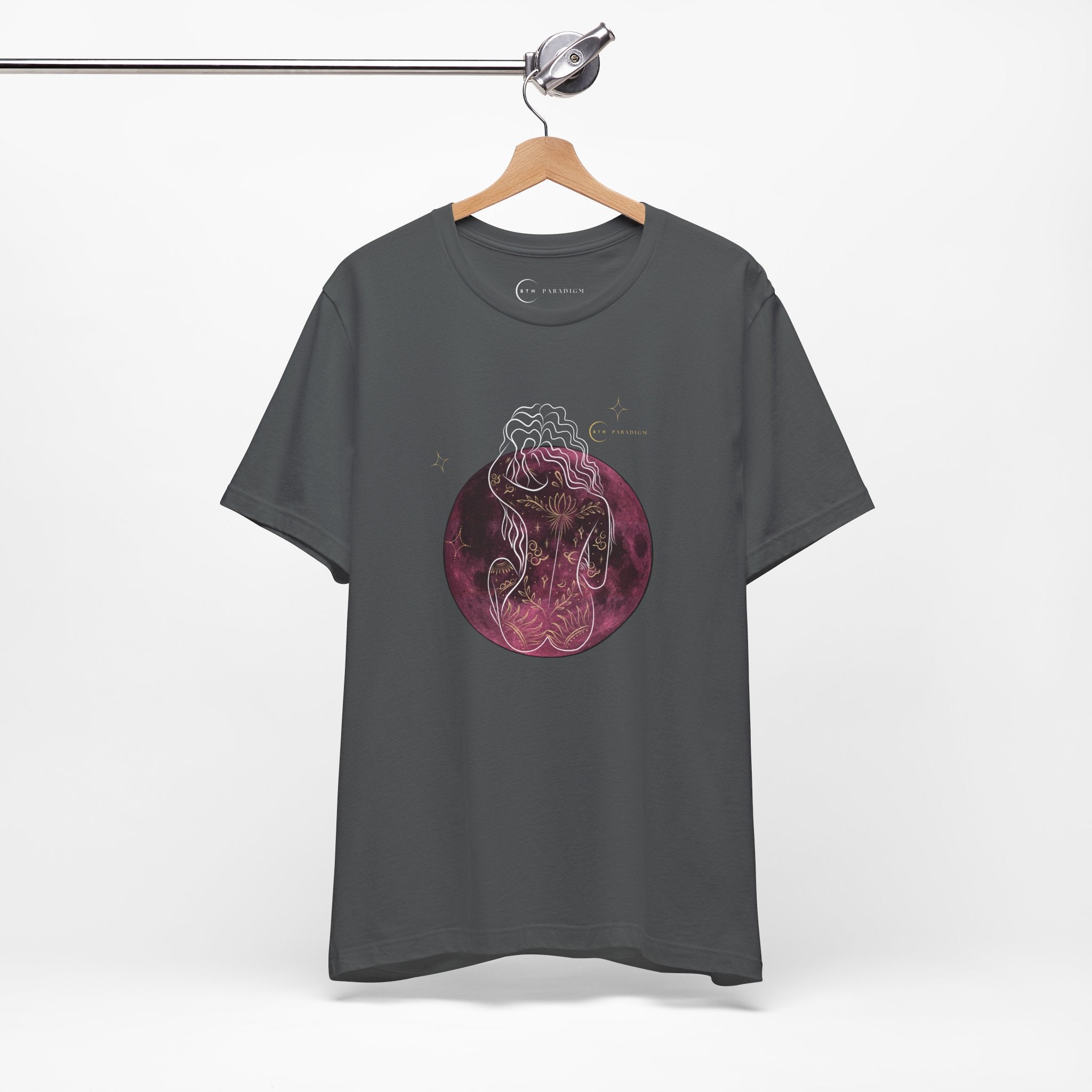 CELESTIAL WOMAN ON PINK MOON (ADULT T-SHIRT)