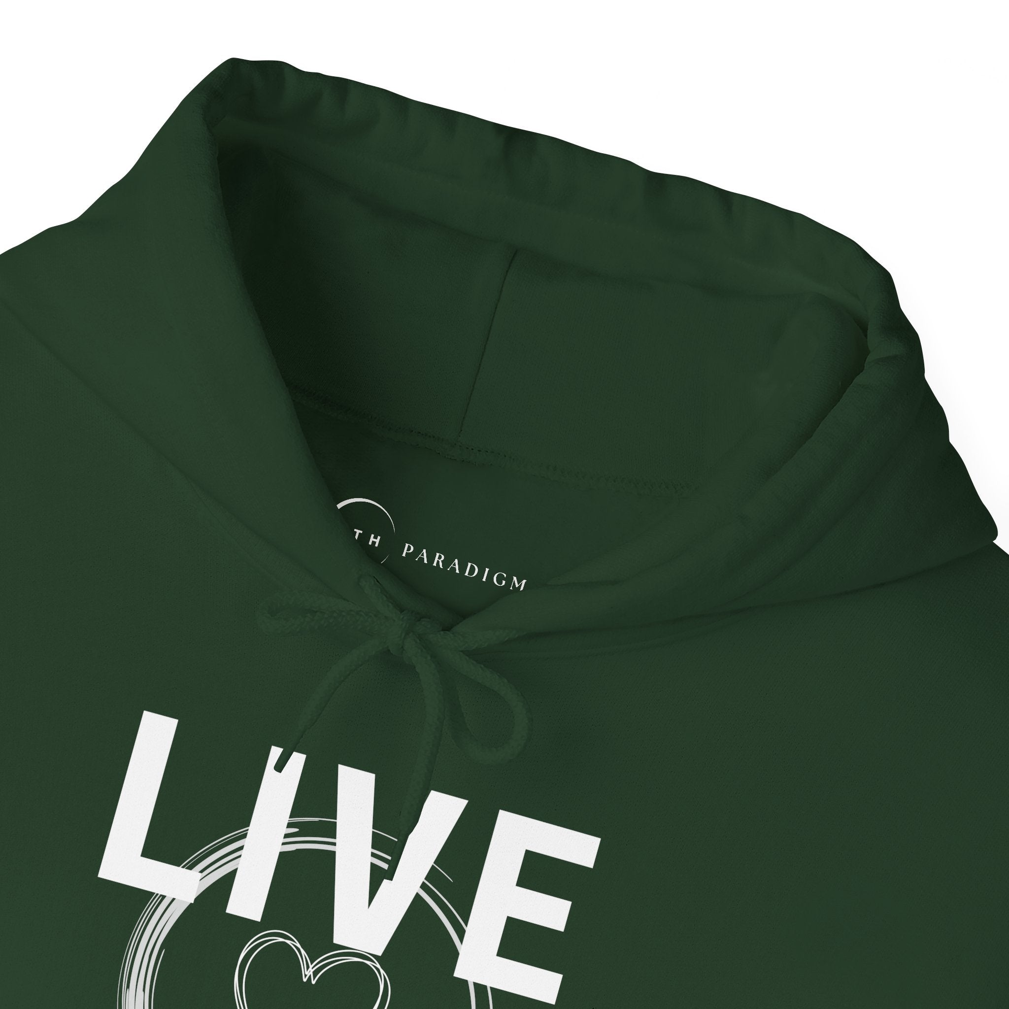 LIVE LOVE (ADULT HOODIE SWEATSHIRT)