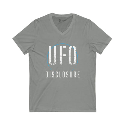 UFO DISCLOSURE (ADULT V-NECK T-SHIRT)