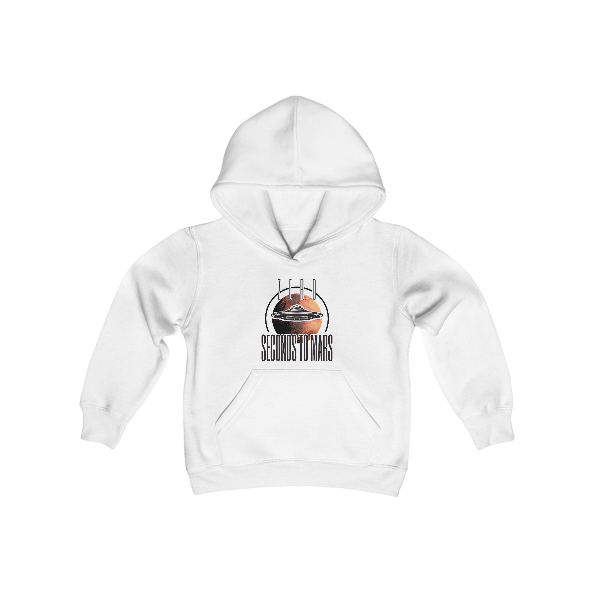 ZERO SECONDS TO MARS (YOUTH HOODIE SWEATSHIRT)