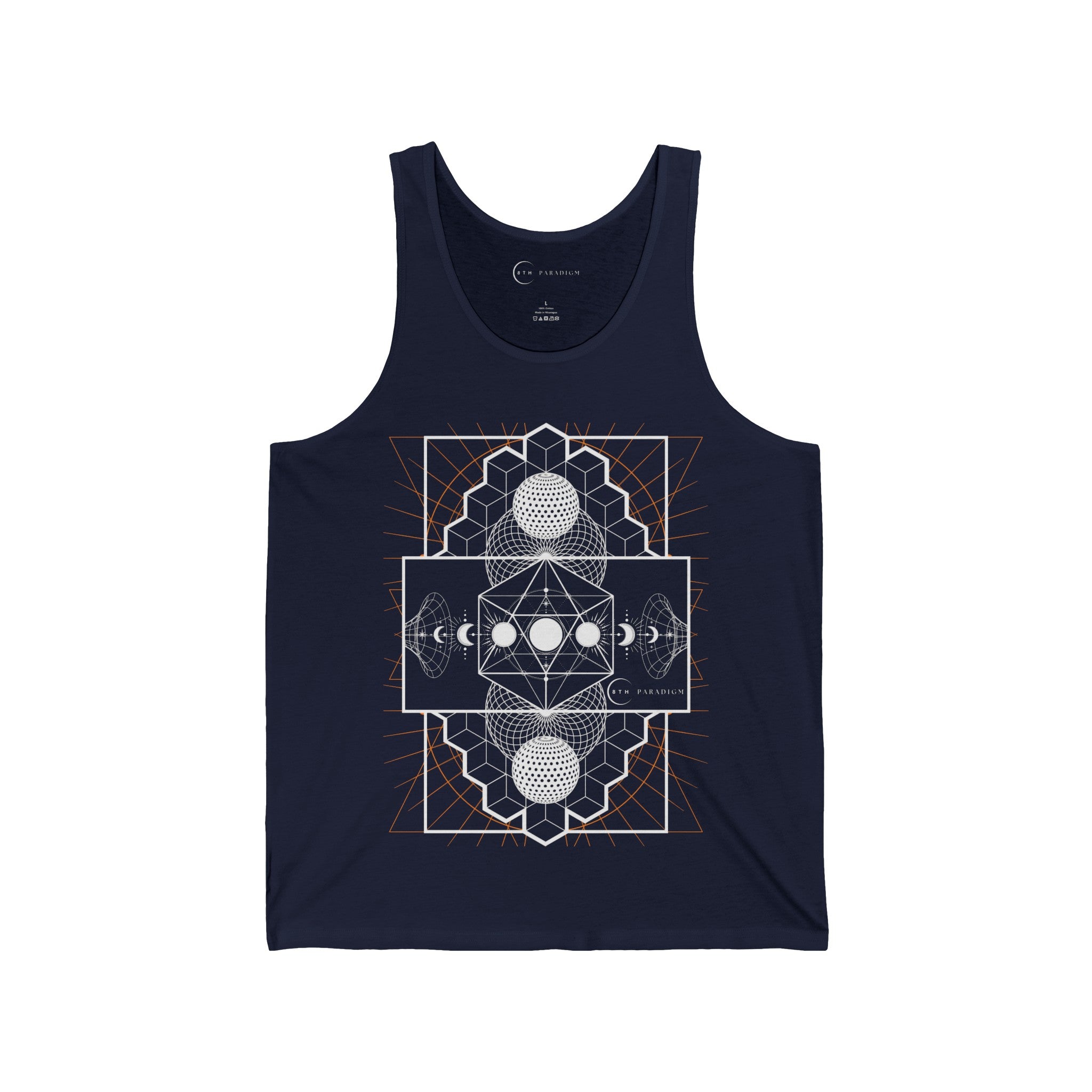 SACRED GEOMETRY (ADULT JERSEY TANK TOP)