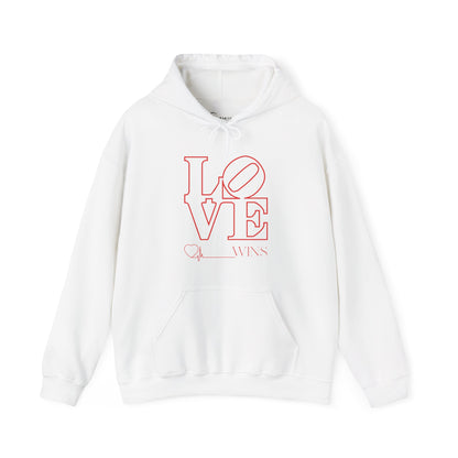 LOVE WINS (ADULT HOODIE SWEATSHIRT)