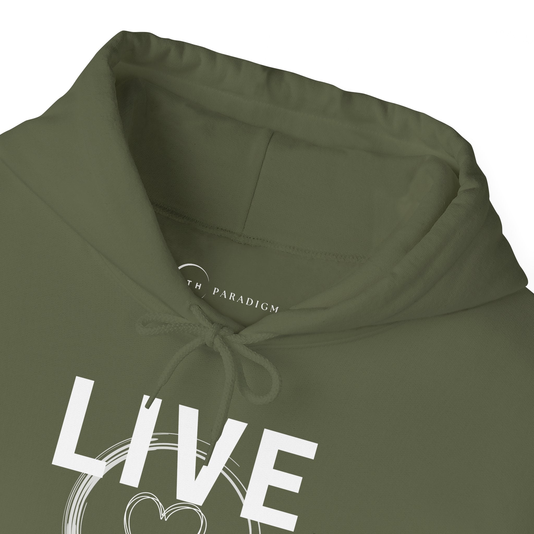 LIVE LOVE (ADULT HOODIE SWEATSHIRT)