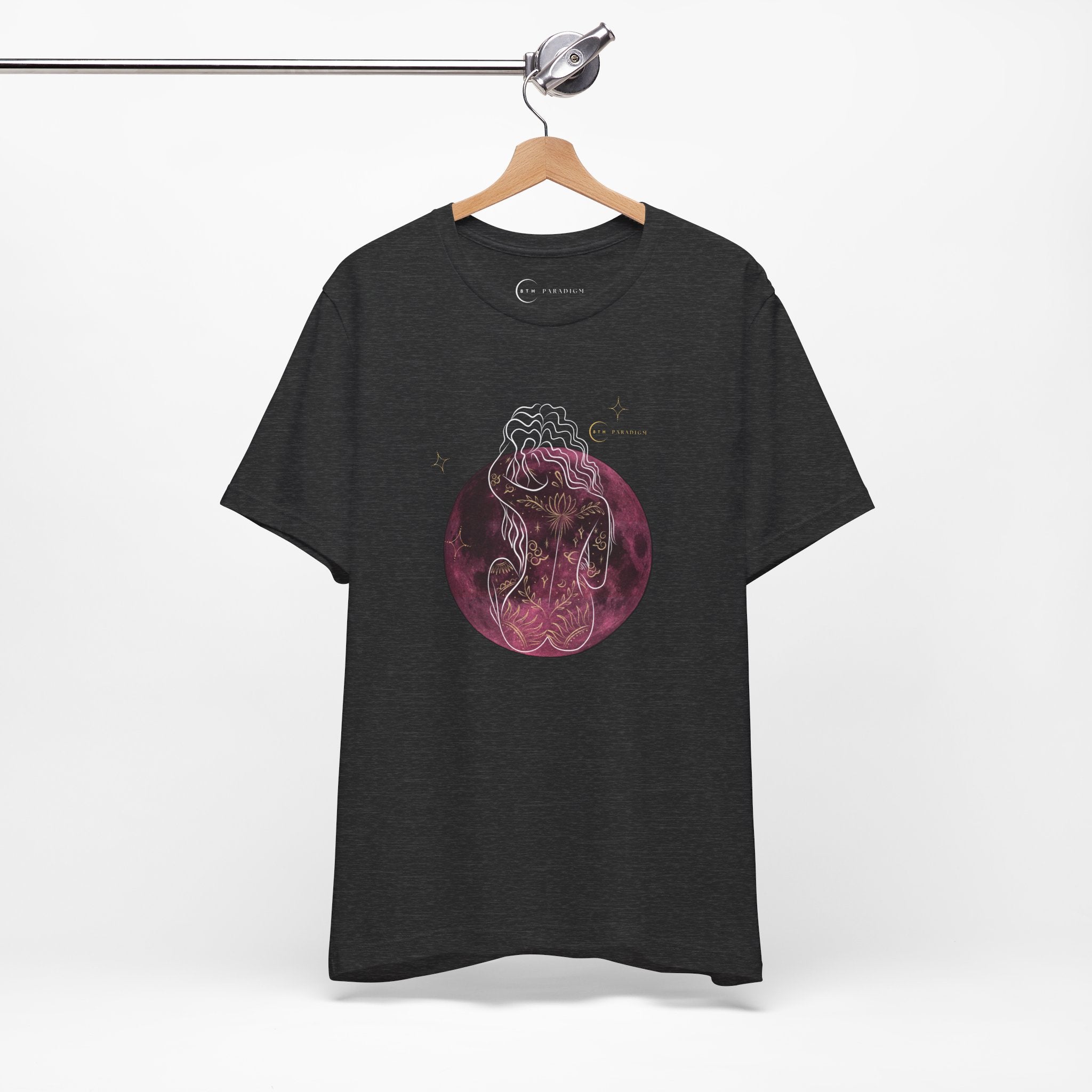 CELESTIAL WOMAN ON PINK MOON (ADULT T-SHIRT)