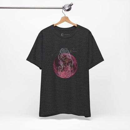 CELESTIAL WOMAN ON PINK MOON (ADULT T-SHIRT)