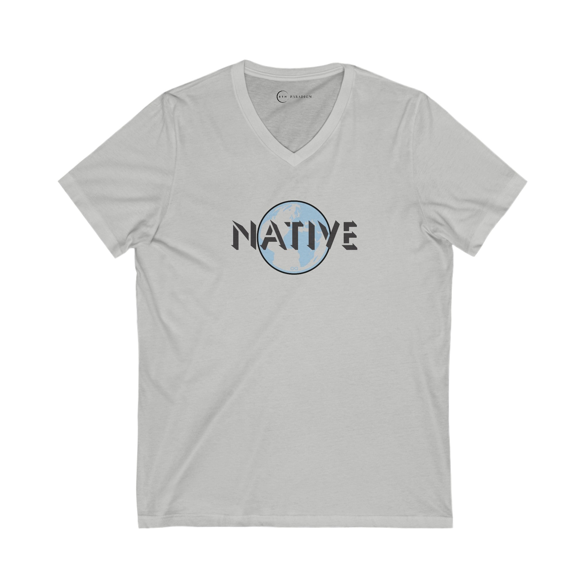 EARTH NATIVE (ADULT V-NECK T-SHIRT)