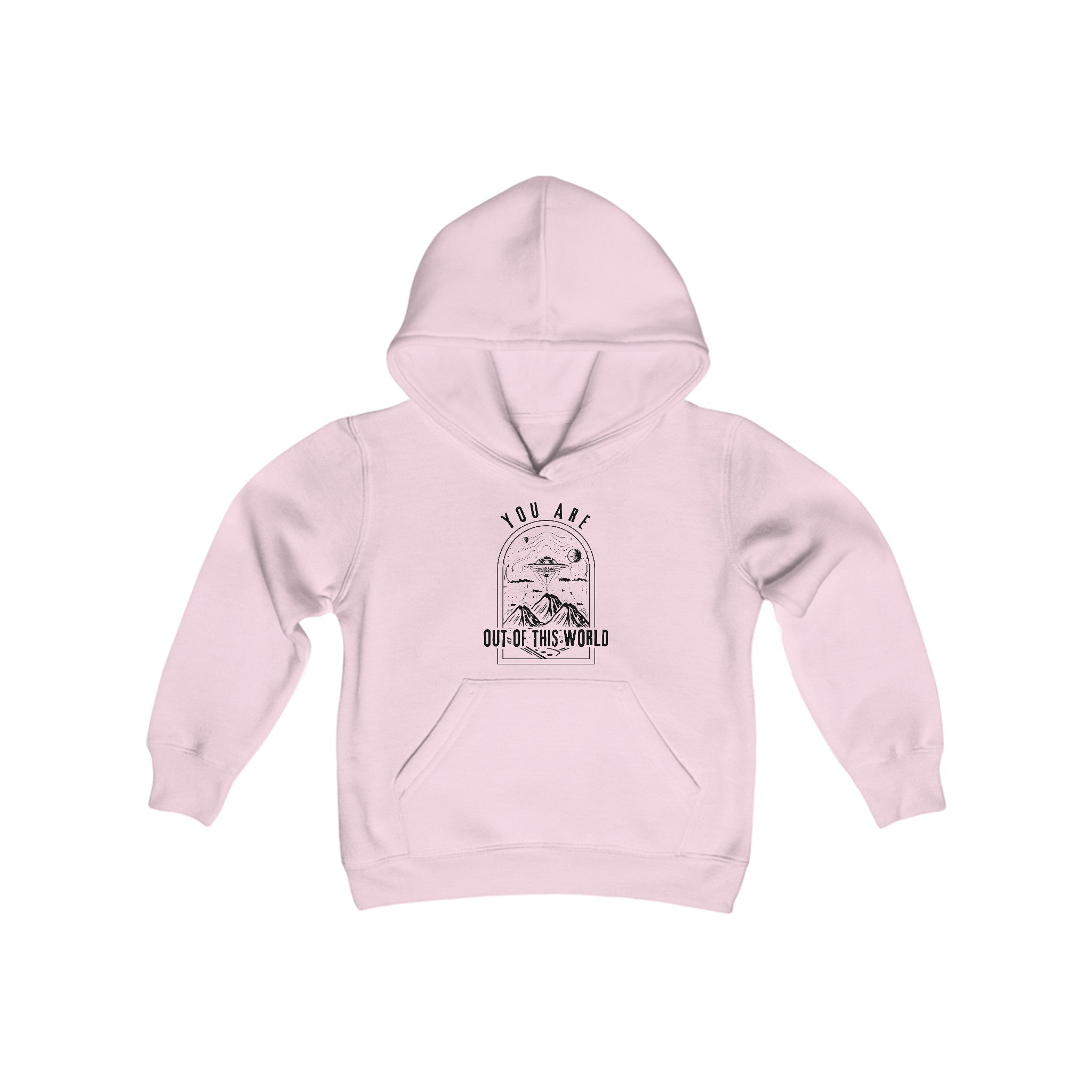 YOU ARE OUT OF THIS WORLD (YOUTH HOODIE SWEATSHIRT)