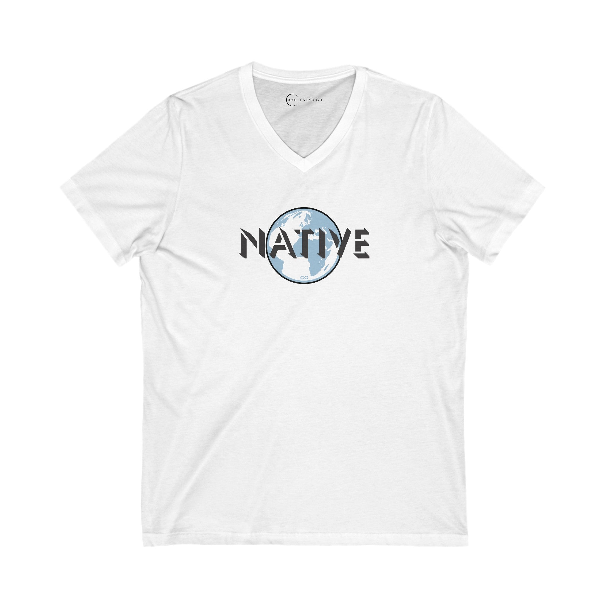 EARTH NATIVE (ADULT V-NECK T-SHIRT)