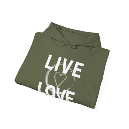 LIVE LOVE (ADULT HOODIE SWEATSHIRT)