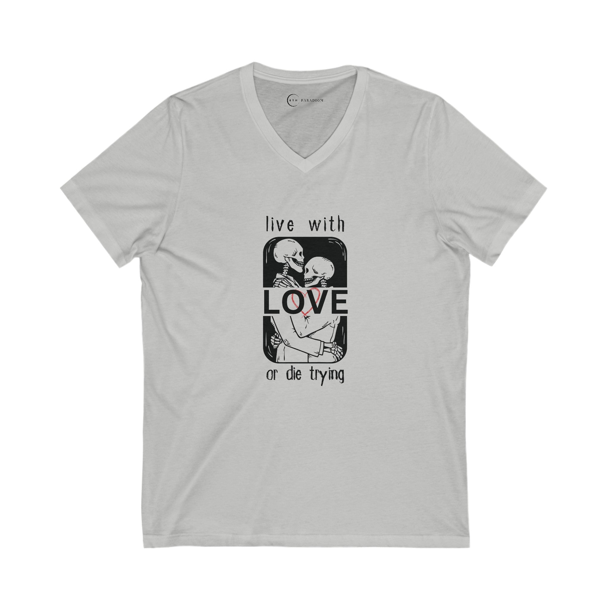 LIVE WITH LOVE (ADULT V-NECK T-SHIRT)